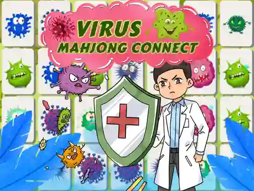 Jwèt Virus Mahjong Connection sou entènèt
