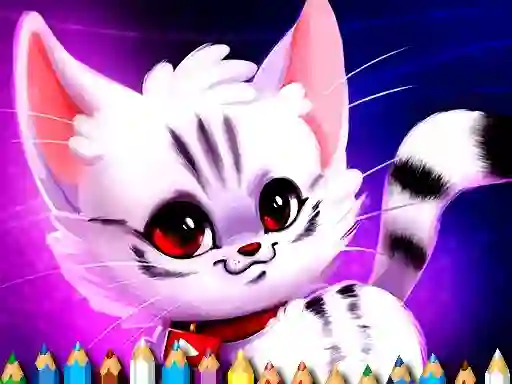 Jwèt Cute Kitty Coloring sou entènèt