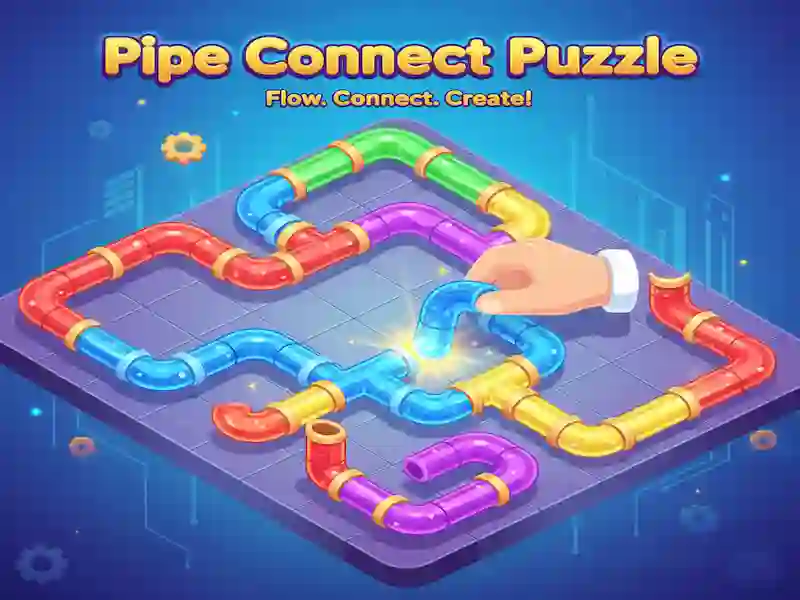 Jwèt Pipe Connect Puzzle sou entènèt