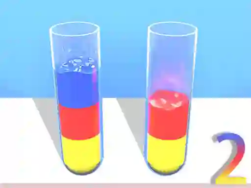 Jwèt Water Sort Puzzle 2 sou entènèt