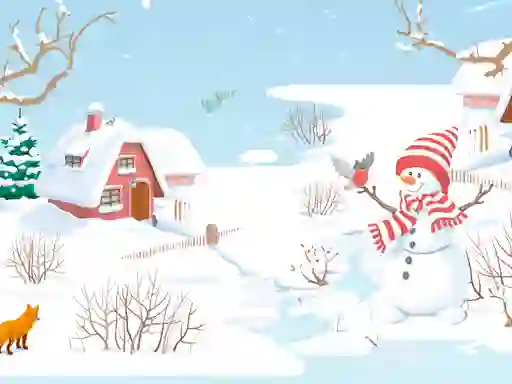 Jwèt Snowman Slide sou entènèt