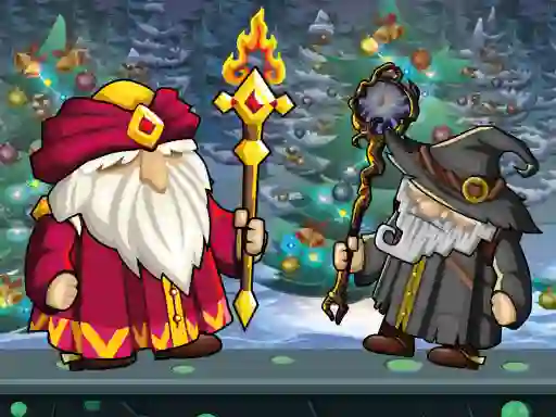 Jwèt Wizard Santa Jump sou entènèt