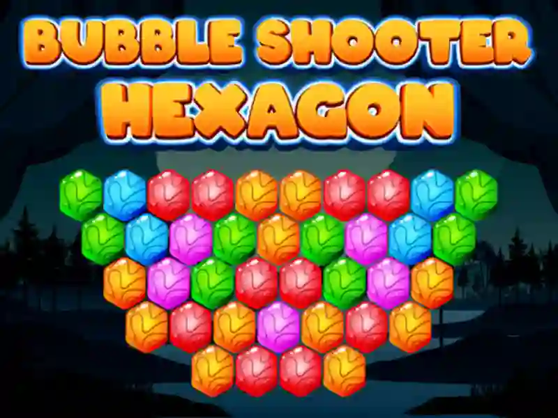 Jwèt Bubble Shooter Hexagon sou entènèt
