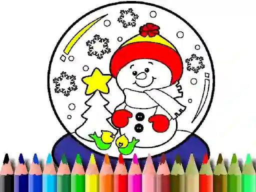Jwèt Back To School: Christmas Coloring Book sou entènèt