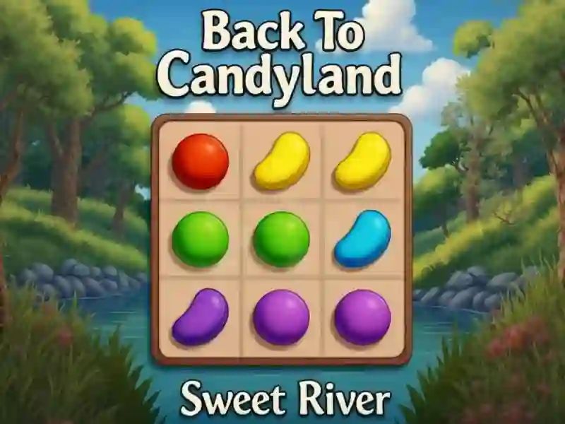 Jwèt Back To Candyland sweet river sou entènèt