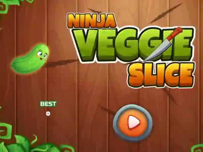 Jwèt Ninja Veggie Slice sou entènèt