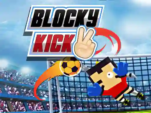 Jwèt Blocky Kick 2 sou entènèt