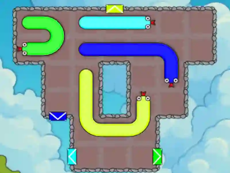 Jwèt Slither Escape sou entènèt