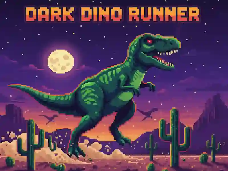 Jwèt Dark Dino Runner sou entènèt