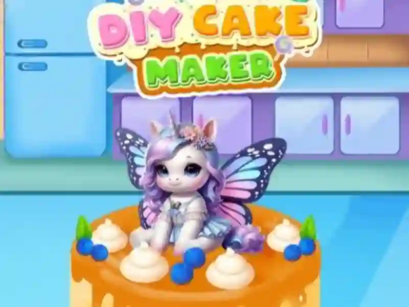 Jwèt Diy Cake Maker sou entènèt