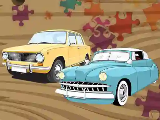 Jwèt Old Timer Car Jigsaw sou entènèt