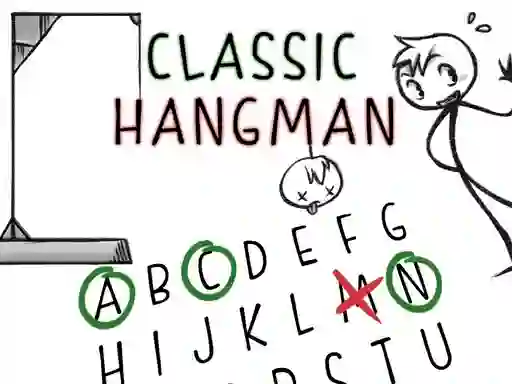 Jwèt Classic Hangman sou entènèt