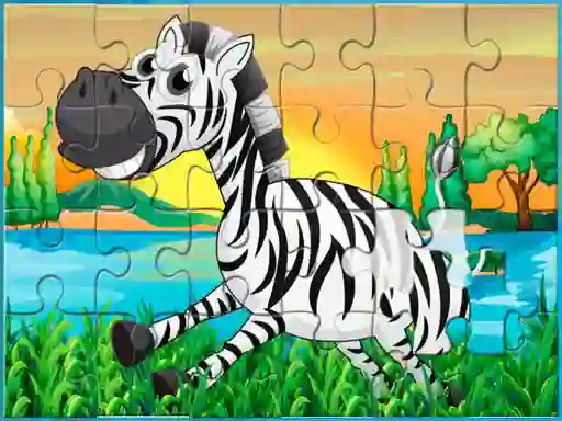 Jwèt Happy Animals Jigsaw sou entènèt