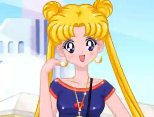 Jwèt Sailor Scout`s Summer Style sou entènèt