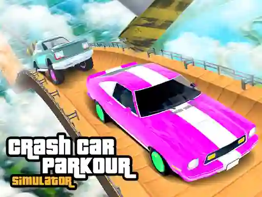 Jwèt Crash Car Parkour Simulator sou entènèt