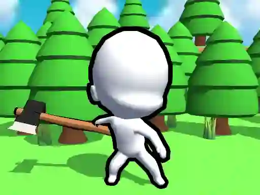 Jwèt Idle Lumber Hero sou entènèt