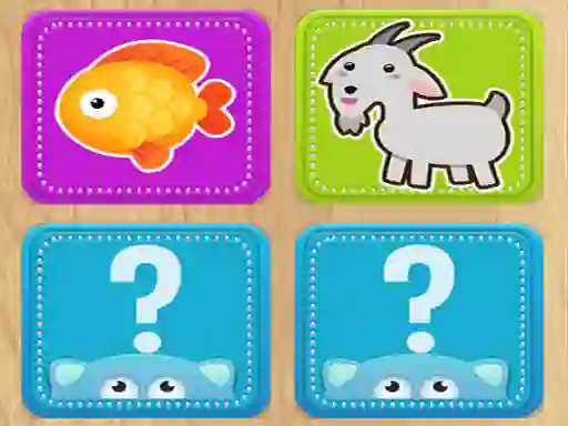 Jwèt Find Animals Pair sou entènèt