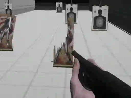 Jwèt Shooting Range Simulator sou entènèt