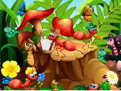 Jwèt Hidden Objects Insects sou entènèt