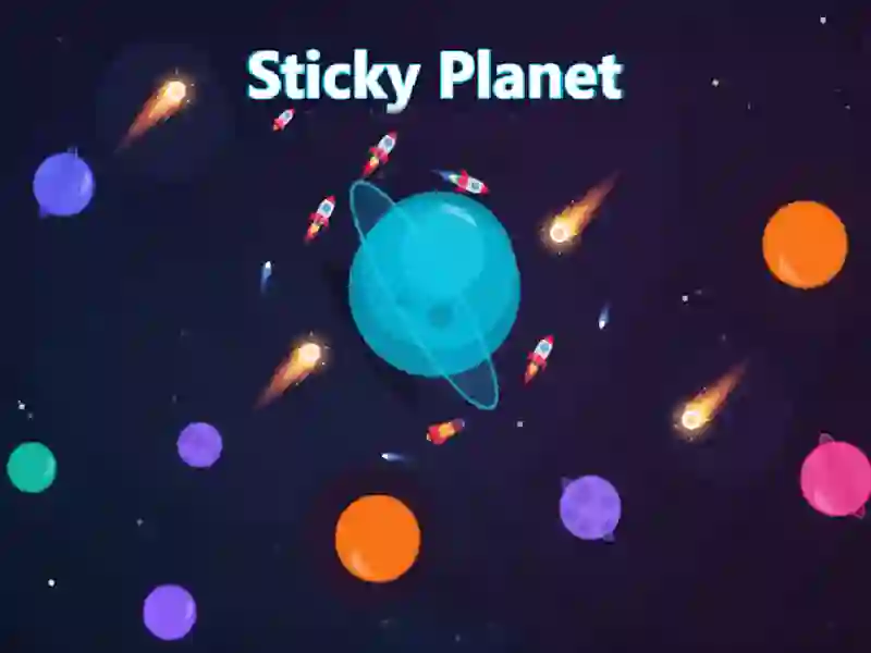Jwèt Sticky Planet sou entènèt
