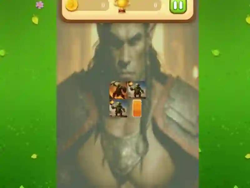 Jwèt Orc Memory Match sou entènèt