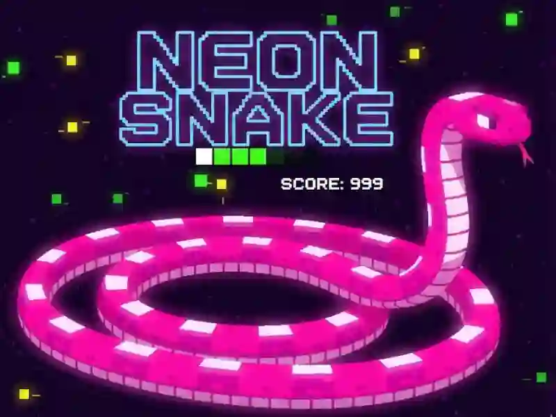 Jwèt Neon Snake sou entènèt