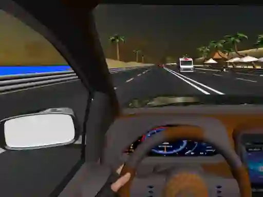 Jwèt Fast Car Traffic sou entènèt