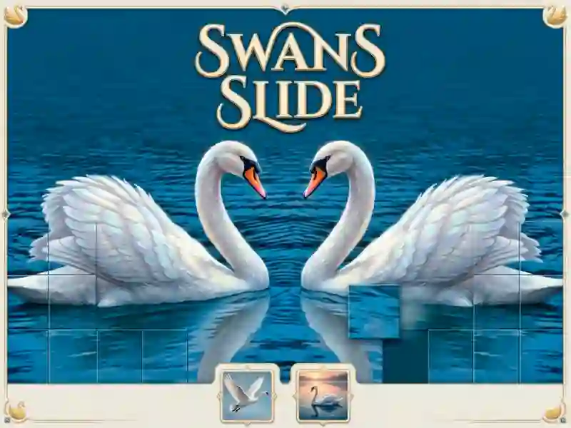 Jwèt Swans Slide sou entènèt