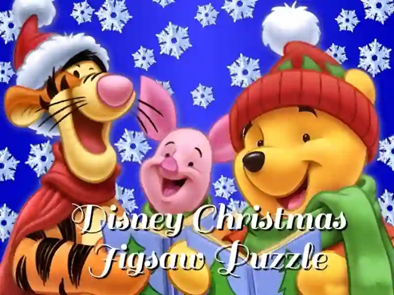 Jwèt Disney Christmas Jigsaw Puzzle sou entènèt