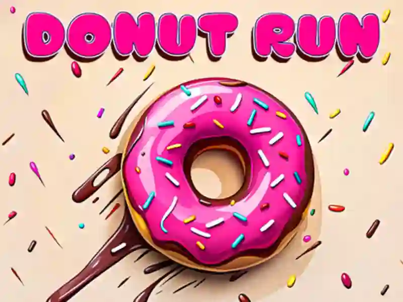 Jwèt Donut Run sou entènèt