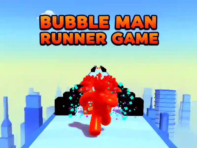 Jwèt Bubble Man Runner Game sou entènèt