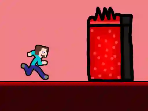 Jwèt Steveman Lava World sou entènèt