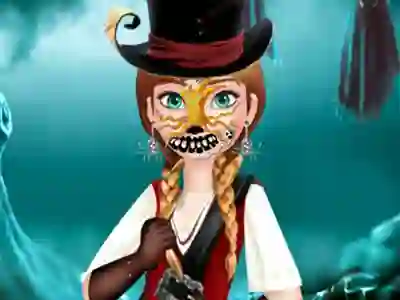 Jwèt Halloween Face Art sou entènèt
