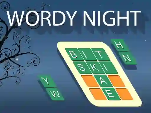 Jwèt Wordy Night sou entènèt