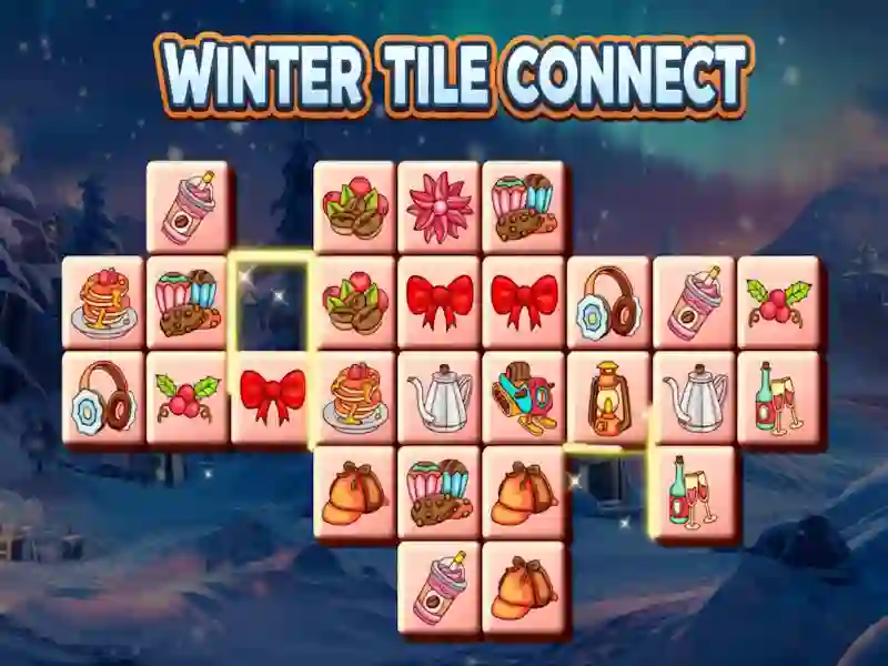 Jwèt Winter Tile Connect sou entènèt
