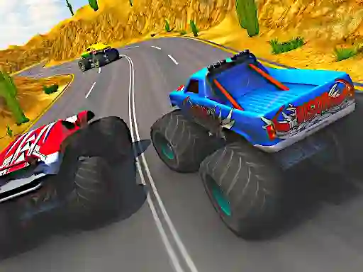 Jwèt Monster Truck Extreme Racing sou entènèt