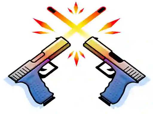 Jwèt Double Gun Strike sou entènèt