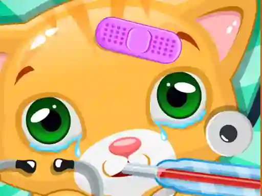 Jwèt Little Cat Doctor sou entènèt