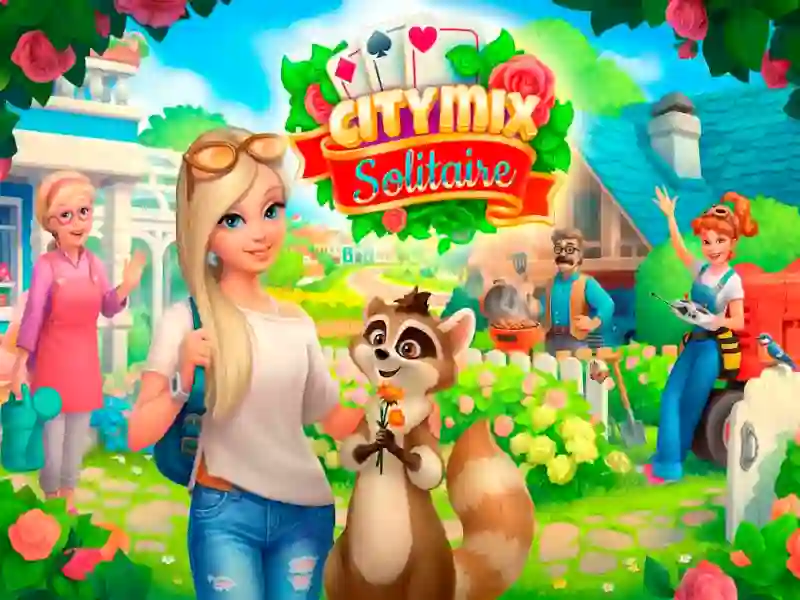 Jwèt City Mix Solitaire sou entènèt