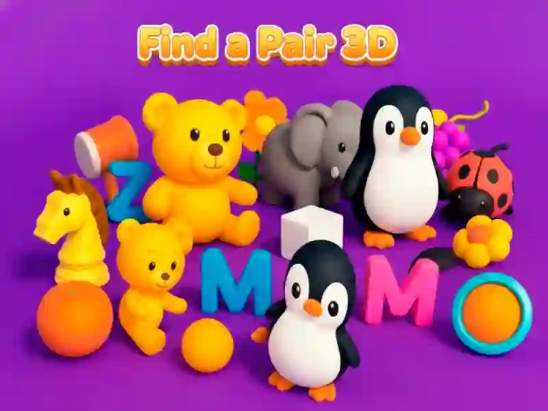 Jwèt Find a Pair 3D sou entènèt