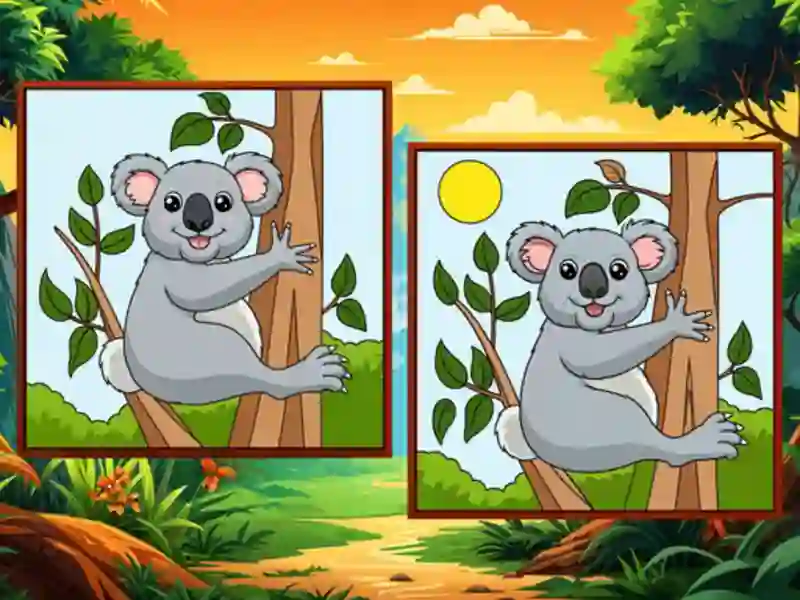 Jwèt Animal: Find The Differences sou entènèt