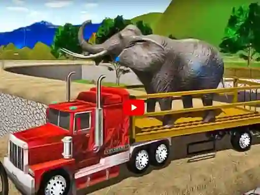 Jwèt Animal Simulator Truck Transport 2020 sou entènèt