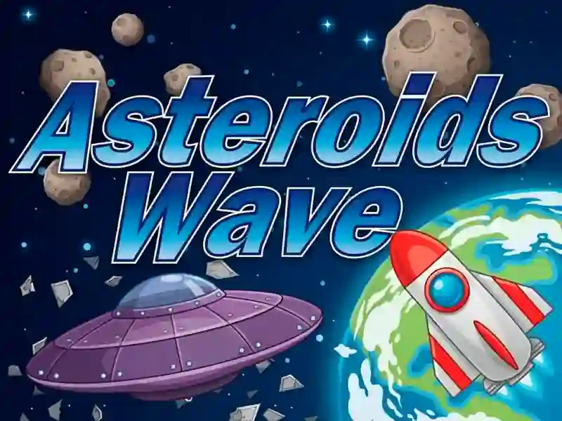 Jwèt Asteroids Wave sou entènèt