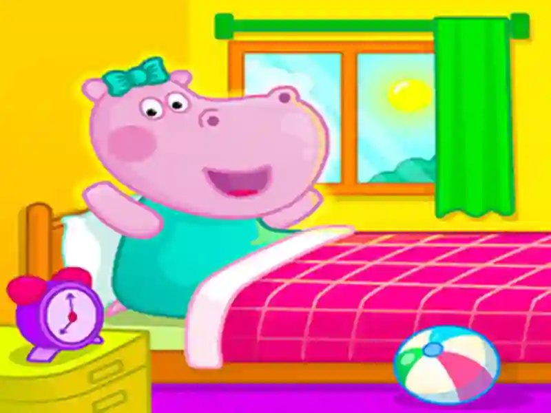 Jwèt Hippo Good Morning sou entènèt