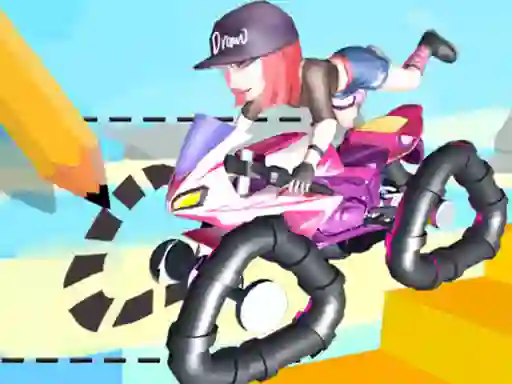 Jwèt Draw Rider sou entènèt