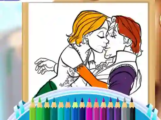 Jwèt Beauty Queen Coloring Book sou entènèt