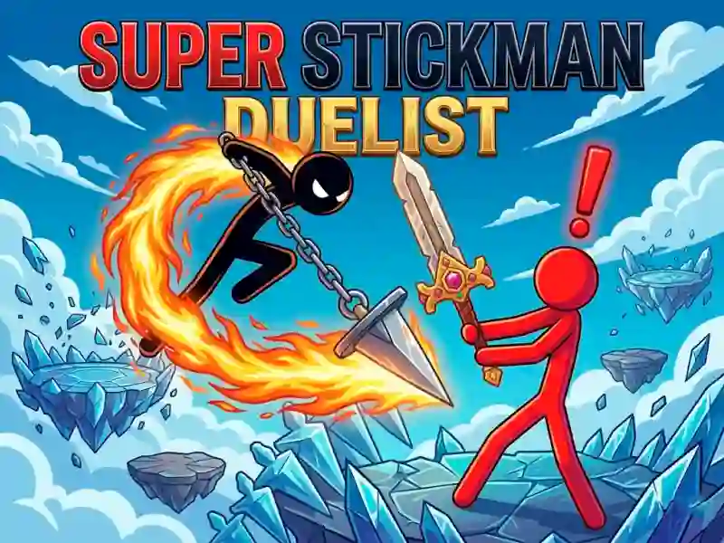 Jwèt Super Stickman Duelist sou entènèt