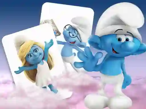 Jwèt Smurfs memory card Match sou entènèt