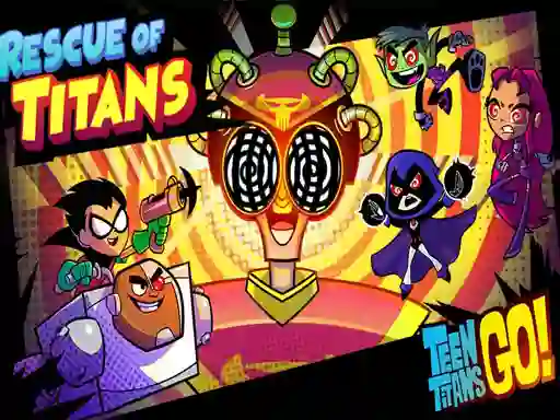 Jwèt Teen Titans Go Rescue of Titans sou entènèt
