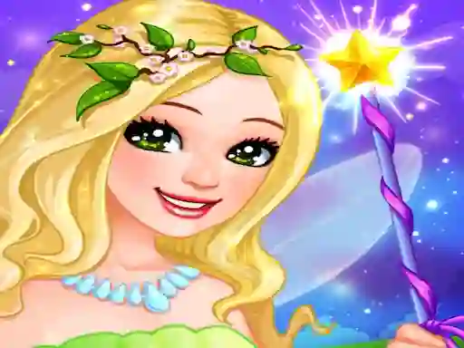 Jwèt Little Fairy Dress Up Game sou entènèt